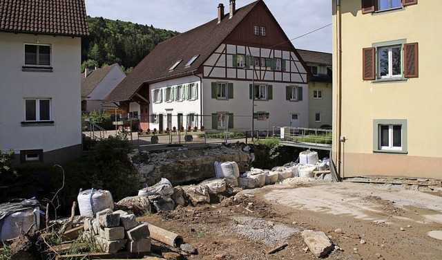 Der Neubau der Brcke ber den Ehrenba... im Haushalt 240000 Euro eingestellt.   | Foto: suedkurier