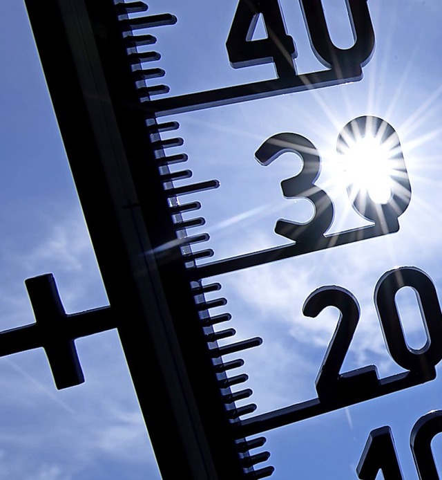 Die Temperatur in der Bachheimer Wette...zeit in der ARD  nicht mehr zu sehen.   | Foto: Sven Hoppe (dpa)