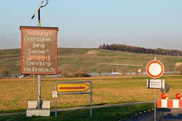 Grenze bei Sasbach knnte schon bald wieder ffnen