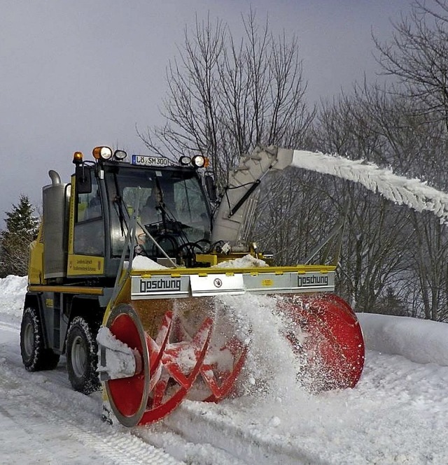 Mit vergleichsweise wenig Streusalz ka...n der jngsten Saison ber die Runden.  | Foto: Landratsamt