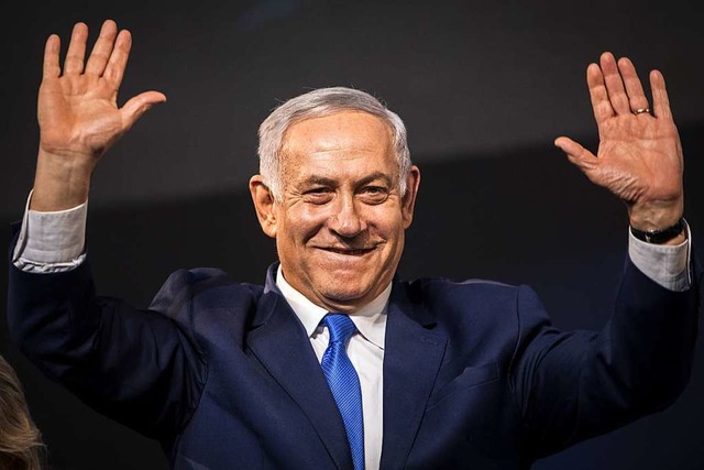Er darf wieder triumphieren: Benjamin Netanjahu  | Foto: Oliver Weiken