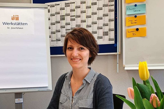 Dorina Huber freut sich auf ihre neue Aufgabe.  | Foto: Andreas Grff, Pressestelle St. Josefshaus