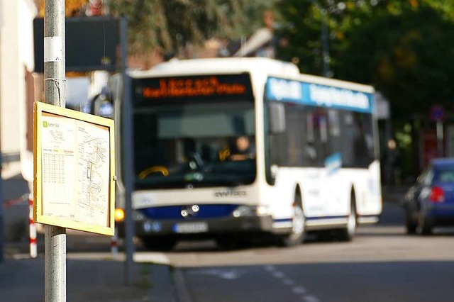 Beim Stadtbus luft es im Groen und Ganzen nach Plan.  | Foto: Peter Gerigk