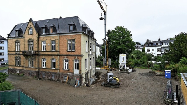 Auf der Baustelle Kronenstrae 21 wurd...f ein frheres Lepra-Hospiz gefunden.   | Foto: Thomas Kunz