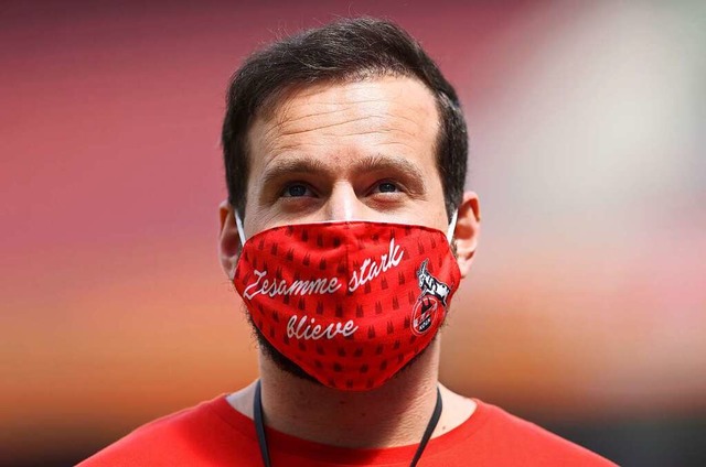 Auch beim Fuball wie hier beim Spiel ...gegen Mainz 05 werden Masken getragen.  | Foto: LARS BARON (AFP)