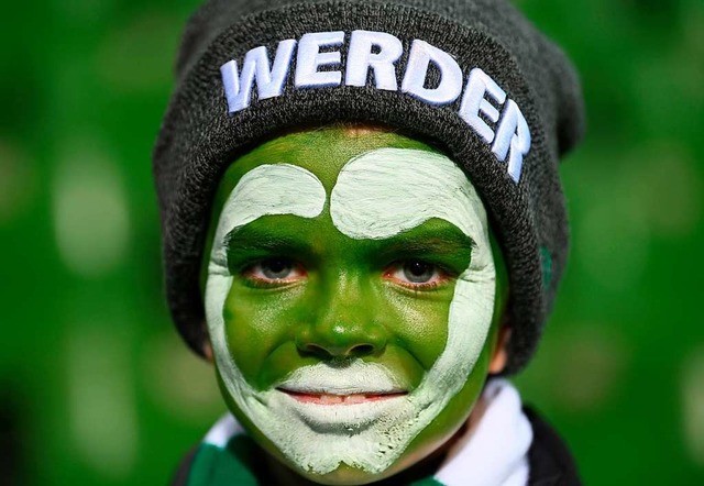 Nicht einmal die treuen Werder-Fans d...senclub an diesem Montag untersttzen.  | Foto: David Hecker