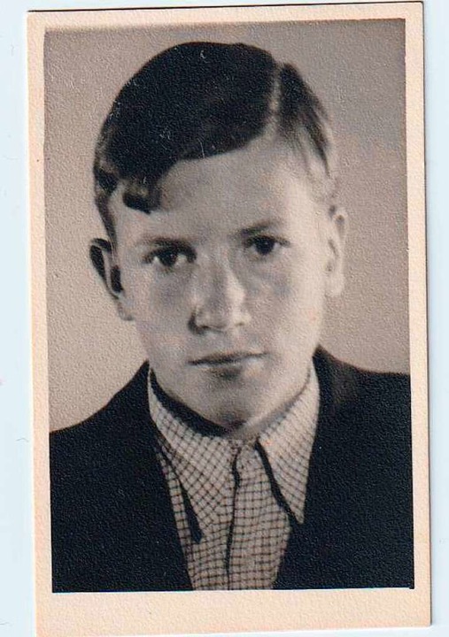 Der Freiburger Erich Weissenberger als 14-Jähriger im Jahr 1945.  | Foto: Weissenberger