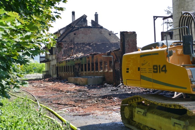 Vom Bsslergut ist nur noch eine Ruine brig.  | Foto: Ulrich Senf