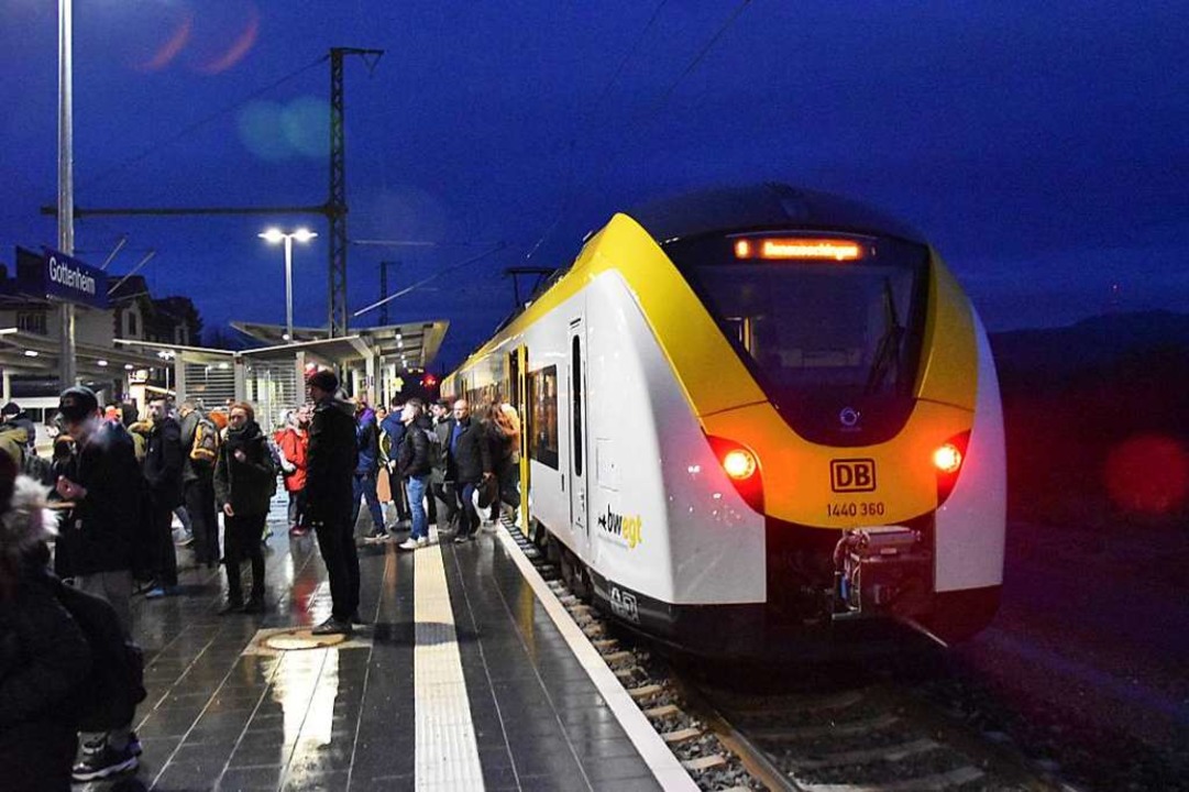 Passagiere der BreisgauSBahn verpassen in Gottenheim oft