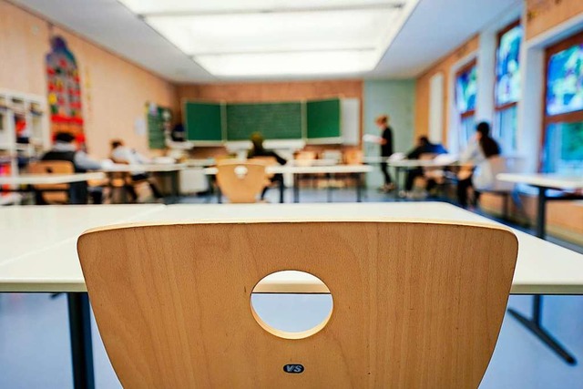 Der Prsenzunterricht in den Schulen hat wieder begonnen.  | Foto: Uwe Anspach (dpa)