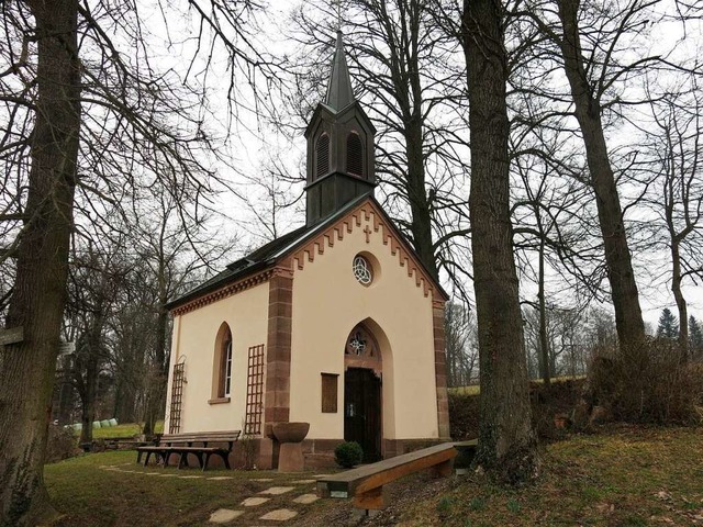 Die Wpplinsberger Kapelle ist Ziel des Stationenwegs  | Foto: Georg Vo