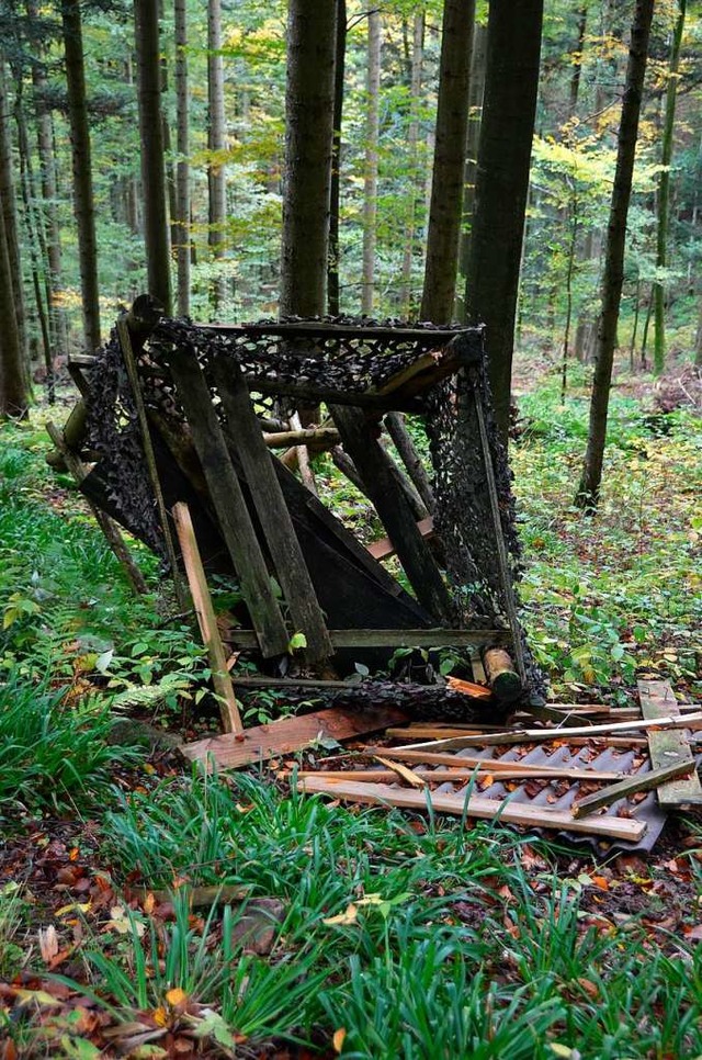 Immer wieder werden in der Region Freiburg Hochsitze zerstrt (Symbolbild).  | Foto: Markus Maier