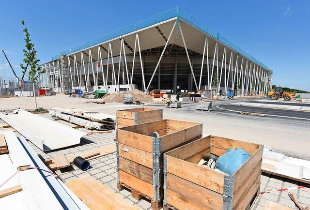 Whrend es beim Bau des neuen SC-Stadi...gerichtshof einen neuen Anfang nehmen.  | Foto: Rita Eggstein