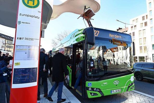 Freiburger VAG ist zufrieden mit E-Bussen und bestellt mehr