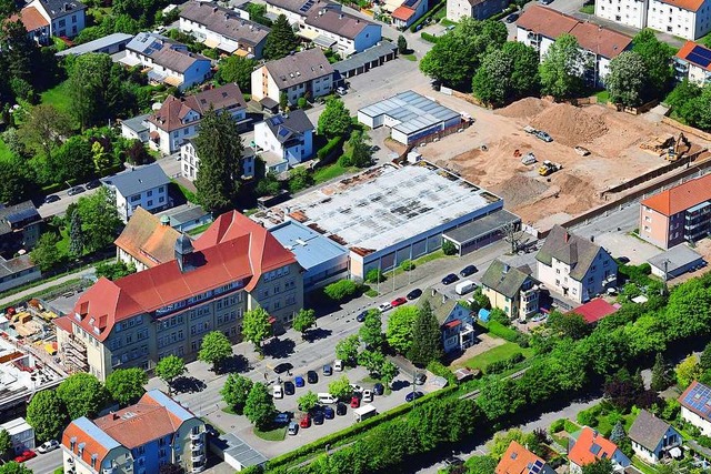 Die Campus-Baustelle in Schopfheim  | Foto: Erich Meyer
