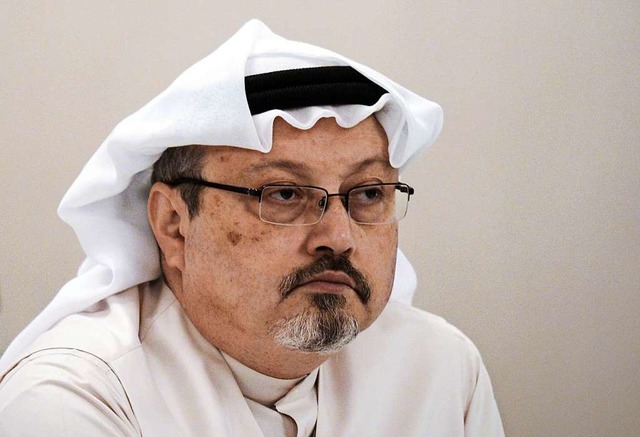 Jamal Khashoggi 2014. Im Oktober 2018 ...s 15 saudiarabischen Agenten ermordet.  | Foto: MOHAMMED AL-SHAIKH (AFP)