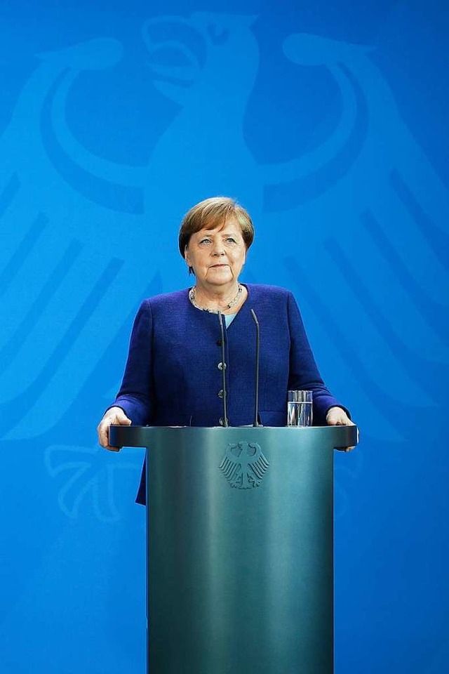 Viele Brger schtzen ihre ruhige Hand: Kanzlerin Angela Merkel (CDU).  | Foto: Odd Andersen (dpa)