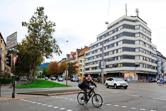 Radwege am Nordende der Freiburger Eschholzstrae werden verbessert