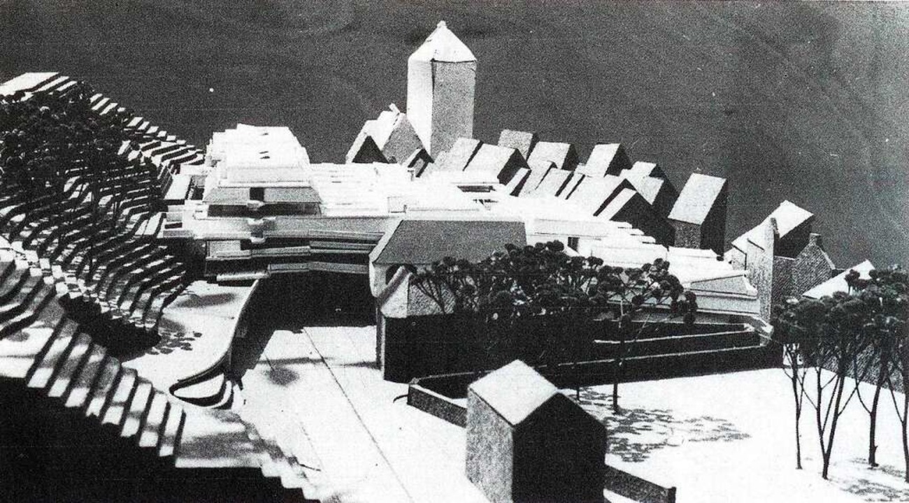 Den nachfolgenden  Plan fr das Areal ...auen (im Hintergrund das Schwabentor).  | Foto: Archiv Joachim Scheck