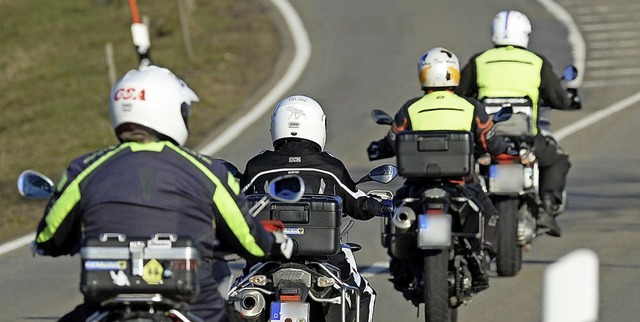 Motorradfahren soll leiser werden. Her... Frderung von Motorradlrm-Displays.   | Foto: Patrick Seeger