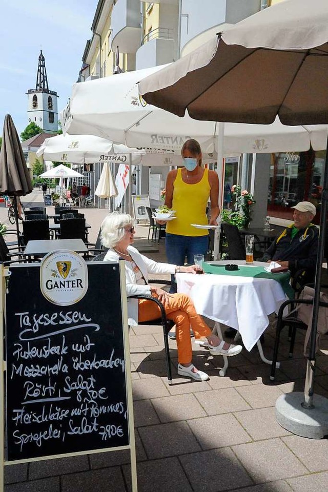 Wieder neu genossen wird das Speisenan...nzlingens Gastro-Meile, dem Kohlerhof.  | Foto: Markus Zimmermann