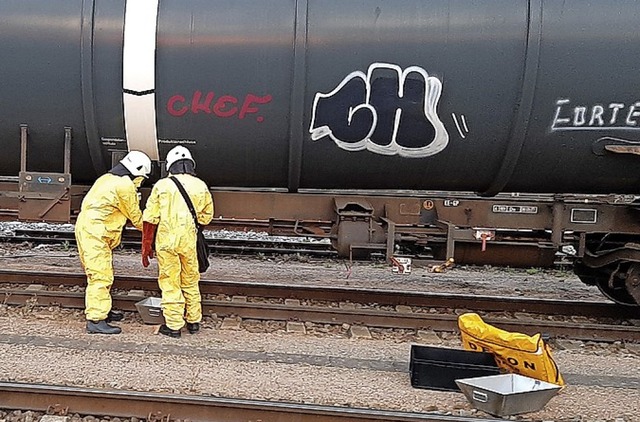 Reste von Heizl sorgen fr Einsatz.  | Foto: Feuwerwehr Weil am Rhein