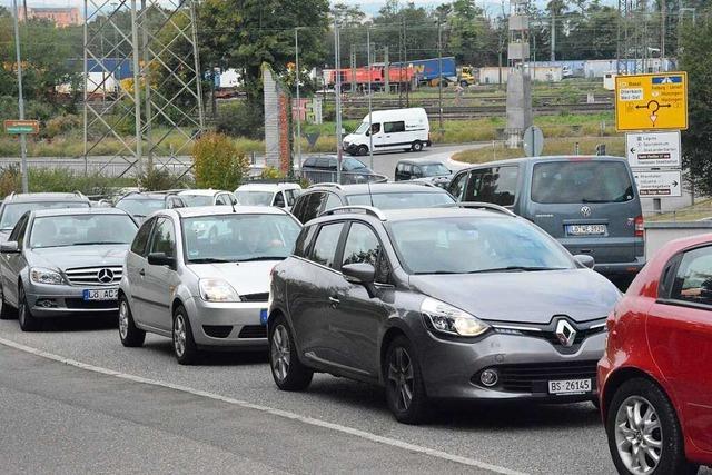 Die nahende Grenzffnung besorgt Brger in Weil am Rhein