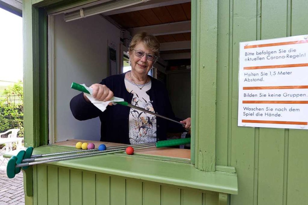 Dass sie eines Tages Schlger und Bll..., htte  Ingrid Saumer  nicht gedacht.  | Foto: Ingo Schneider