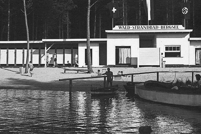 Trompeterschloss und  Bergsee: Brgerm...es  Bild stammt aus den 1930er Jahren.  | Foto: Stadtarchiv