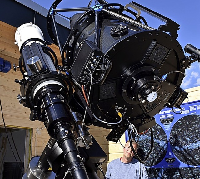 Das neue Spiegelteleskop  | Foto: Thomas Loisl Mink