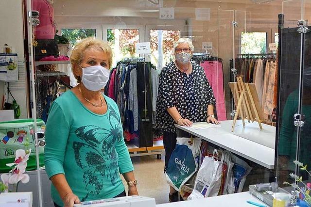 Der DRK-Kleiderladen Rheinfelden hat nach zwei Monaten wieder geffnet