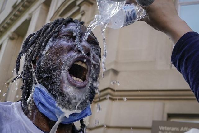 Fotos: Proteste gegen Polizeigewalt in den USA reien nicht ab