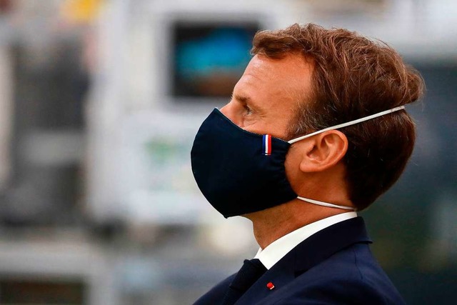 Emmanuel Macron will dem Virus trotzen  | Foto: LUDOVIC MARIN (AFP)