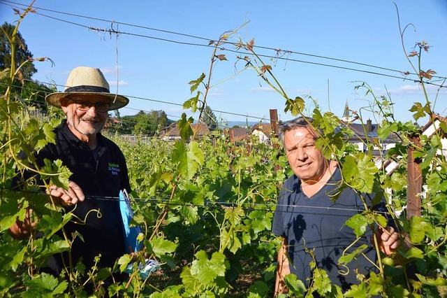 Obmann Michael Schonhardt (links) und Vorsitzender  Jrgen Reiske  | Foto: Horatio Gollin