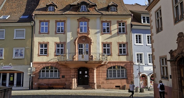 Das Haus Krebs, Sitz der Stadtkmmerei...skonzept fr das historische  Gebude.  | Foto: Martin Wendel