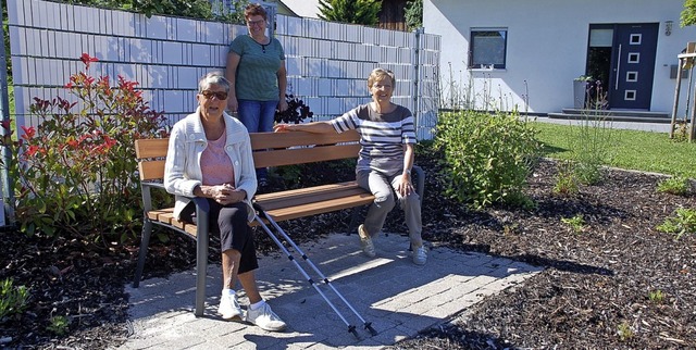 Haben das Seniorenbnkle des Stadtseni...s), Silvia Rtschle und Maria Sigrist   | Foto: Petra Wunderle