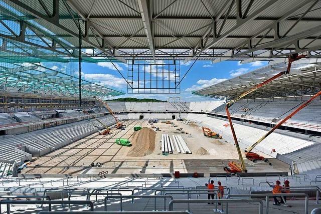 Der Bau des neuen SC-Stadions kommt trotz der Pandemie voran