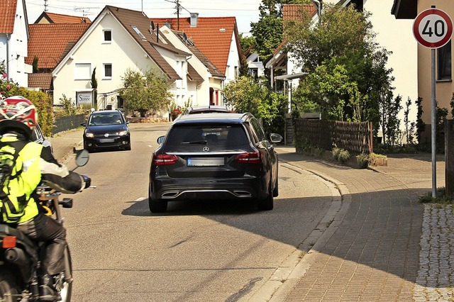 Fr die Marcher Ortsdurchfahrten knnt...sherigen Tempo-40-Schilder ausgedient.  | Foto: Mario Schneberg