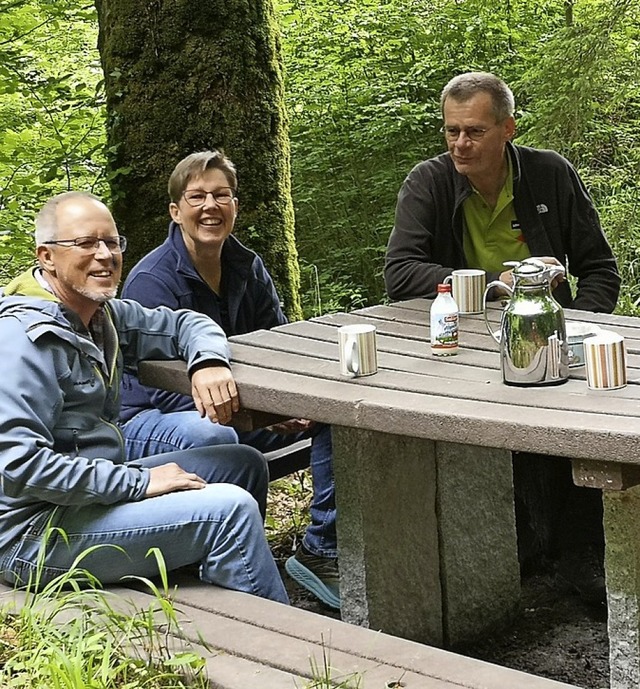 Lutz Brugger, Conny Brugger und Andreas Wagner  | Foto: zVg Christian Schulz