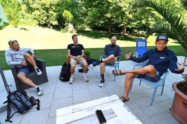 Profi-Triathleten weichen fr Schwimmtraining nach Merzhausen aus