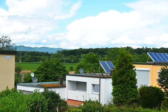 Ohne Privatinitiativen, hier Solaranla...mit dem Klimaschutz nicht stark voran.  | Foto: Sarah Beha