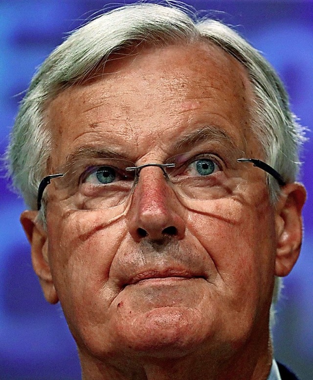 EU-Chefunterhndler Michel Barnier wir...riten vor,  Zusagen nicht einzuhalten.  | Foto: YVES HERMAN (AFP)