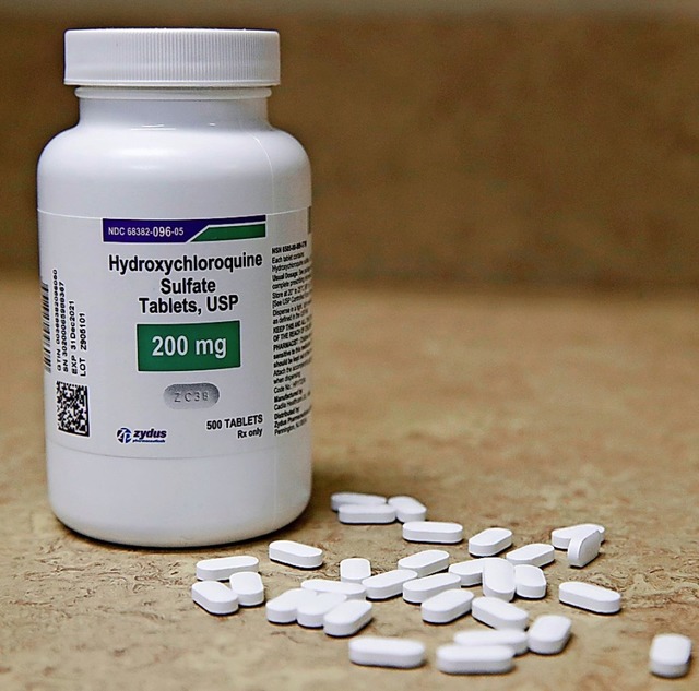 Das umstrittene Medikament Hydroxychlo... wurde bislang bei Malaria eingesetzt.  | Foto: GEORGE FREY (AFP)