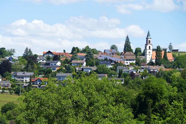 Wunderschn liegt Eichsel auf dem Dinkelberg.  | Foto: Elena Borchers