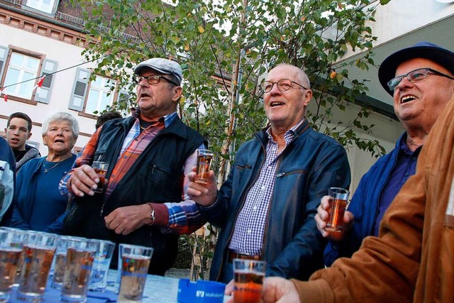 Gute Stimmung herrschte noch beim Brgerfest 2019 rund ums Friesenheimer Rathaus  | Foto: Heidi Fel