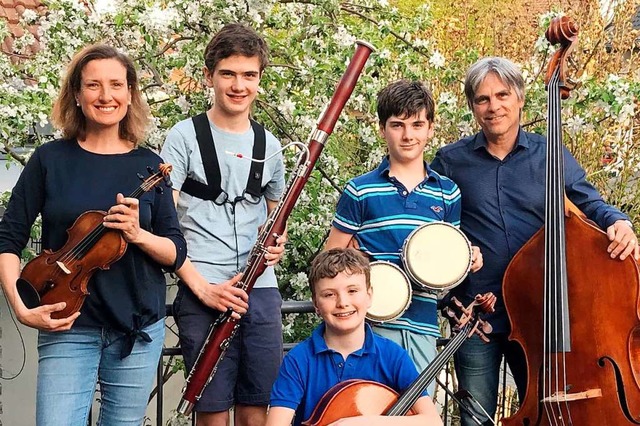 Die Dlings aus Waltershofen sind eine richtig musikalische Familie.  | Foto: privat
