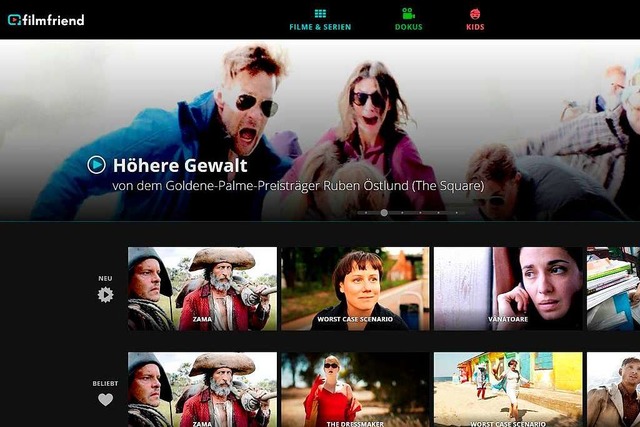 Der Streamingdienst Filmfriend ist kostenlos fr Nutzer der Mediathek Lahr.  | Foto: BZ
