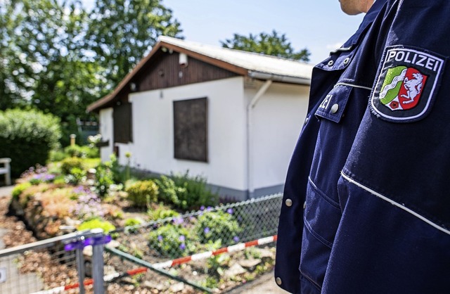 In dieser Gartenlaube fanden die Missb...der Bestrzung ausgelst haben, statt.  | Foto: Guido Kirchner (dpa)