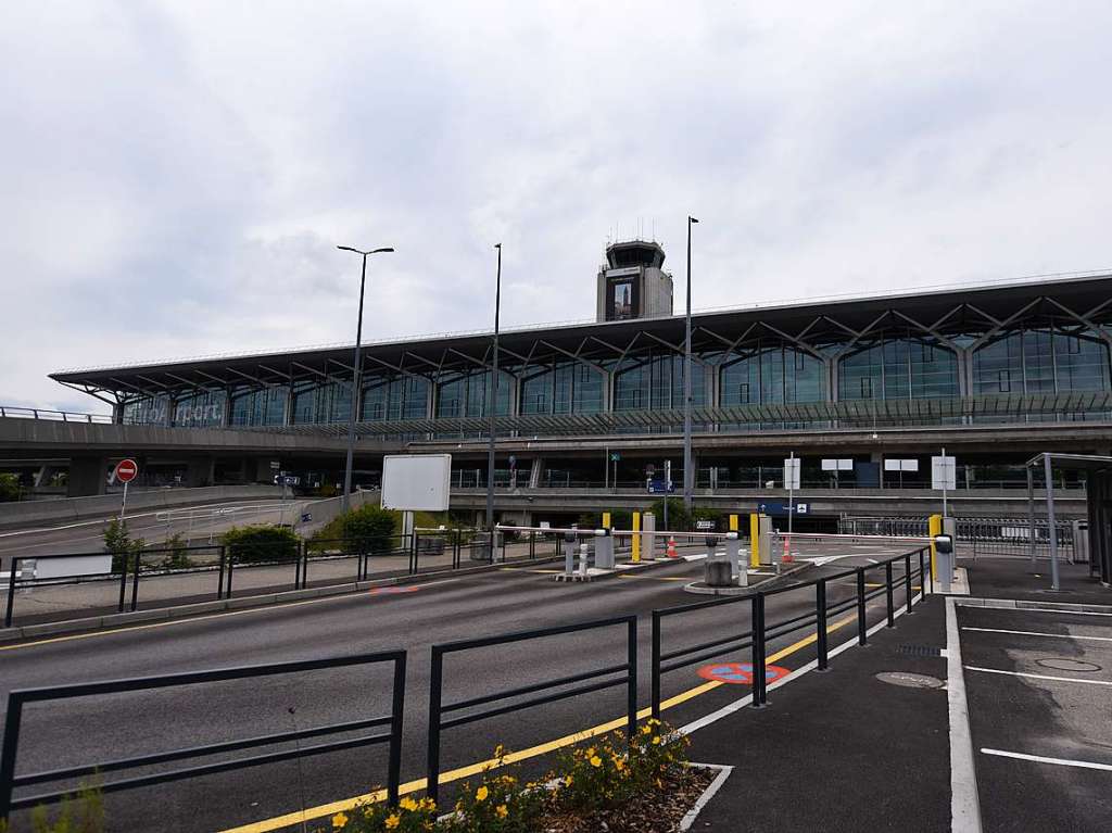 Eindrcke vom fast menschenleeren Euroairport