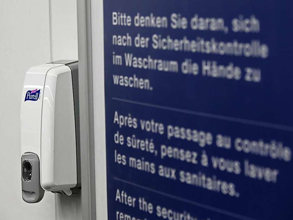 Eindrcke vom fast menschenleeren Euroairport